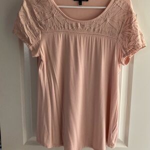 Cable & Gauge Blush Pink Blouse